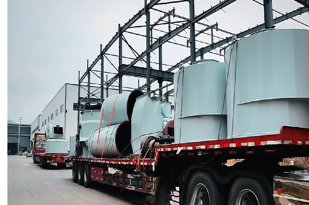 砂粉一體機(jī)三車(chē)聯(lián)運(yùn)發(fā)往廣東